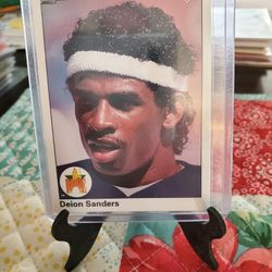 Deion Sanders 1990 Upper Deck 1990 Donruss Rookie Baseball Cards 