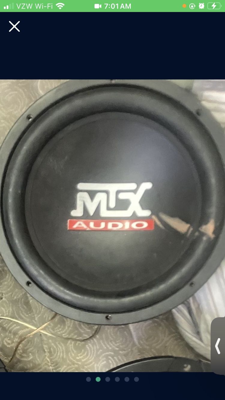 One MTX For 50 One Speaker Box 12inch For 75