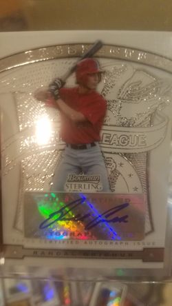 Randall grichuk 2009 bowman sterling rookie auto