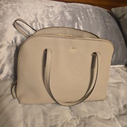 Kate SpadeTaupe Satchel Bag In Excellent Condition 
