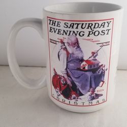 VTG NORMAN ROCKELL THE SATURDAY EVENING POST-2002 CHRISTMAS COLLECTION-COFFE MUG