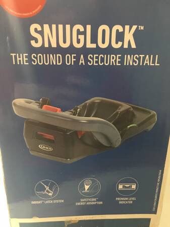 NEW Graco SnugRide Snuglock DLX Infant Car Seat Base Black Model 1994348