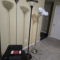 Three Lamps And Canon Printer Asking 150 