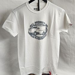 Men's The Marathon Clothing All Money In Records T-Shirt Small White 