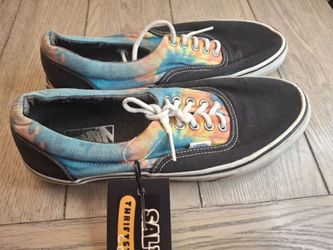 Women's Size 8.5 VANS Old Skool Multicolor Sneakers Work Play Casual Travel Gym