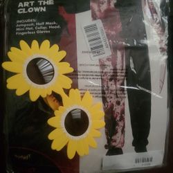 Art The Clown Costume & Glasses
