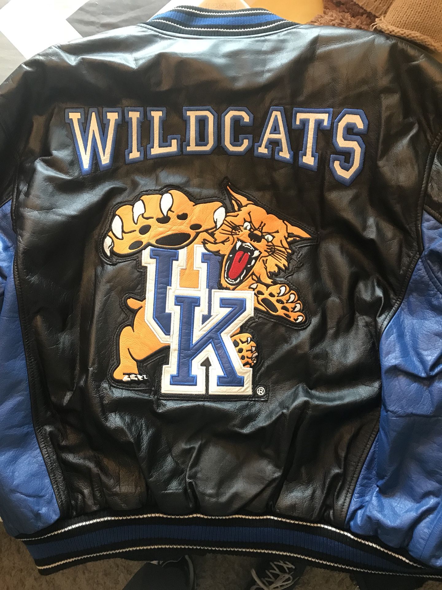 Leather Kentucky wildcats coat for Sale in Dayton OH OfferUp