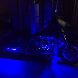 Blue Motorcycle LED lights