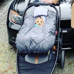 Baby Car seat Cover With Zippers