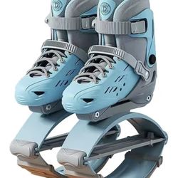 Jumping Shoes Bounce Shoes for Children Kids Moon Shoes Kangaroo Jump Shoes for Exercise Fitness and Fun,Adjustable Fit