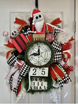 Jack Nightmare Before Christmas Wreath