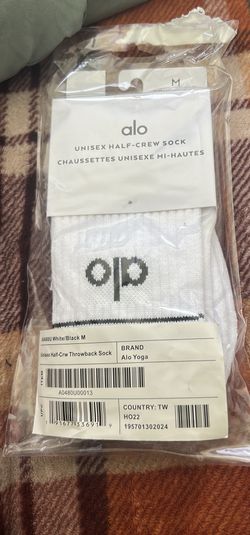 Alo unisex half crew socks