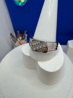 925 sterling silver #13 high quality solid Italian silver)) anillo de plata Italiana es solido talla #13