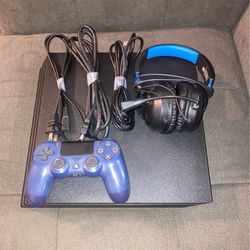 PS4 Pro with Headset