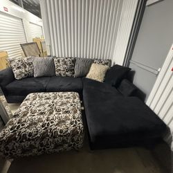 Black sofa