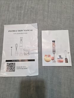 TINANA 4-in-1 Immersion Hand Blender