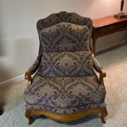 Designer Down Oversized Side chair & Ottoman 