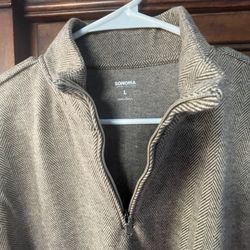 Sonoma Men’s Large 3/4 zip; BRAND NEW With TAGS!