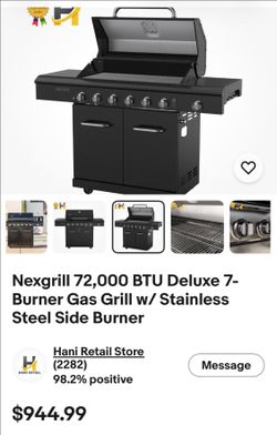 BRAND NEW PROPANE GAS BBQ GRILL POSIBLE DAMAGE ON BOTH SHELVES