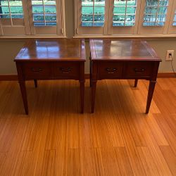 2 Vintage MCM Side Tables $40