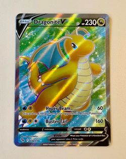 Pokemon Dragonite V 076/078 Pokemon GO Ultra Rare Full Art Holo English