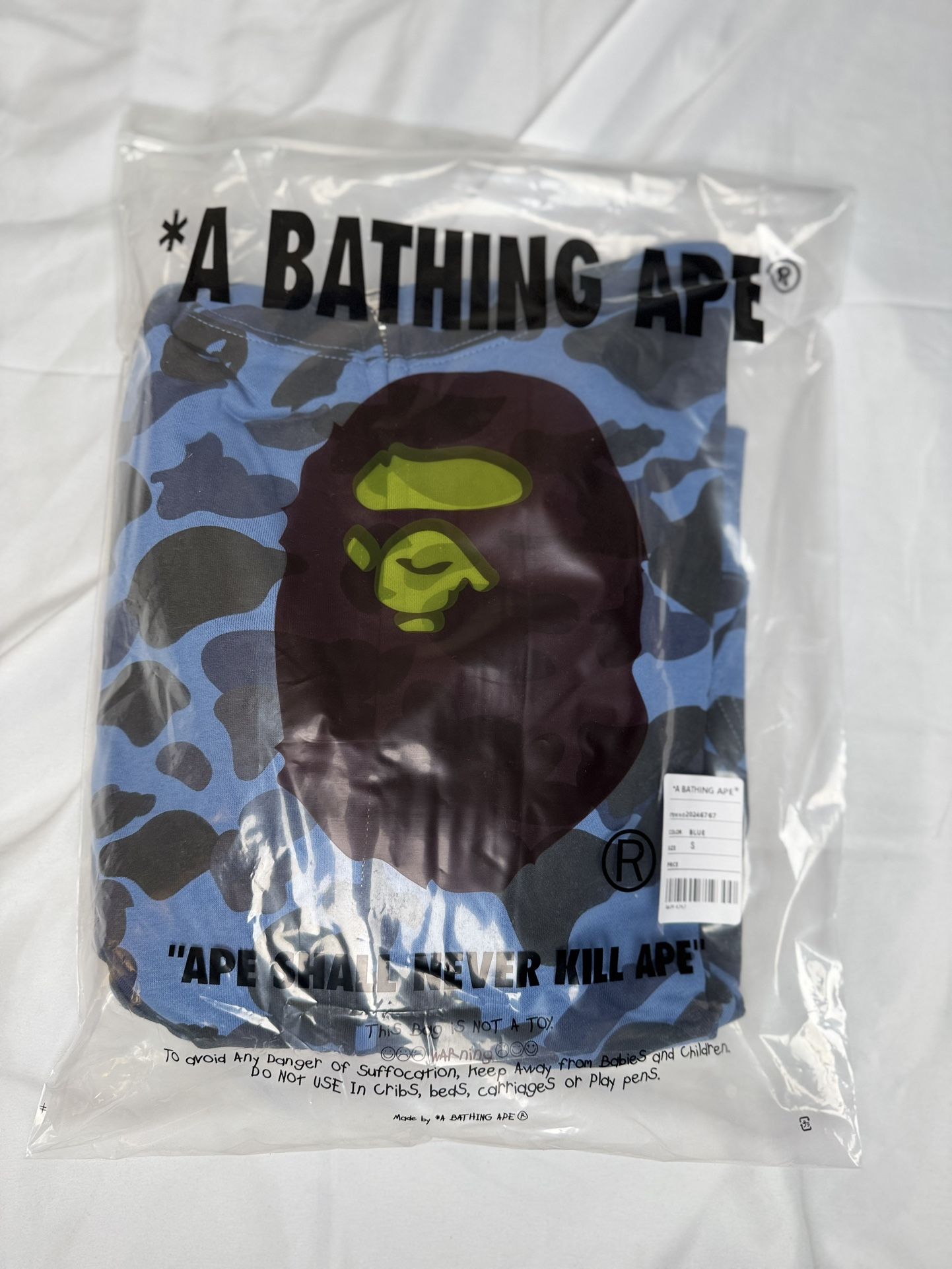 Bape Blue Camo Hoodie