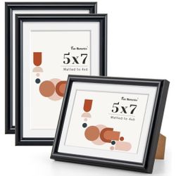 Set Of 3 Photo Frames 5 X 7 / 4 X 6