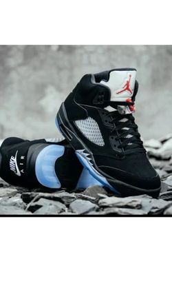 Size 10.5  |  Nike Air Jordan 5 Retro “Black Metallic Reimagined”