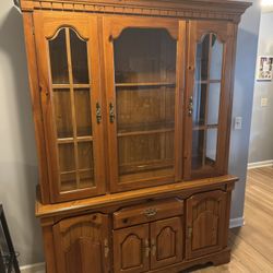 Wooden China Cabinet