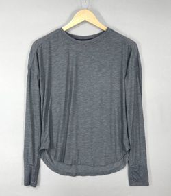 Champion C9 Shirt Womens XS Gray Long Sleeve Thumb Holes Activewear Gym Training