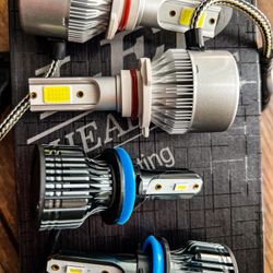 2504 PSX24W LED Fog Light Bulbs 6000K Xenon White 360° Light, Xtreme Super Bright PG20/7 Base Fog Lamps Replacement 5730 33-SMD