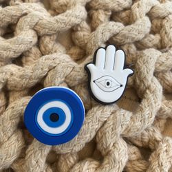 Hamsa Hand & Evil Eye Charms For Crocs