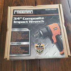 Impact Wrench Freeman New In The Box Retail Price 256