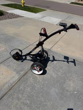 MotoCaddy S1 Electric Golf Cart Caddy 3 Wheeled Battery Push