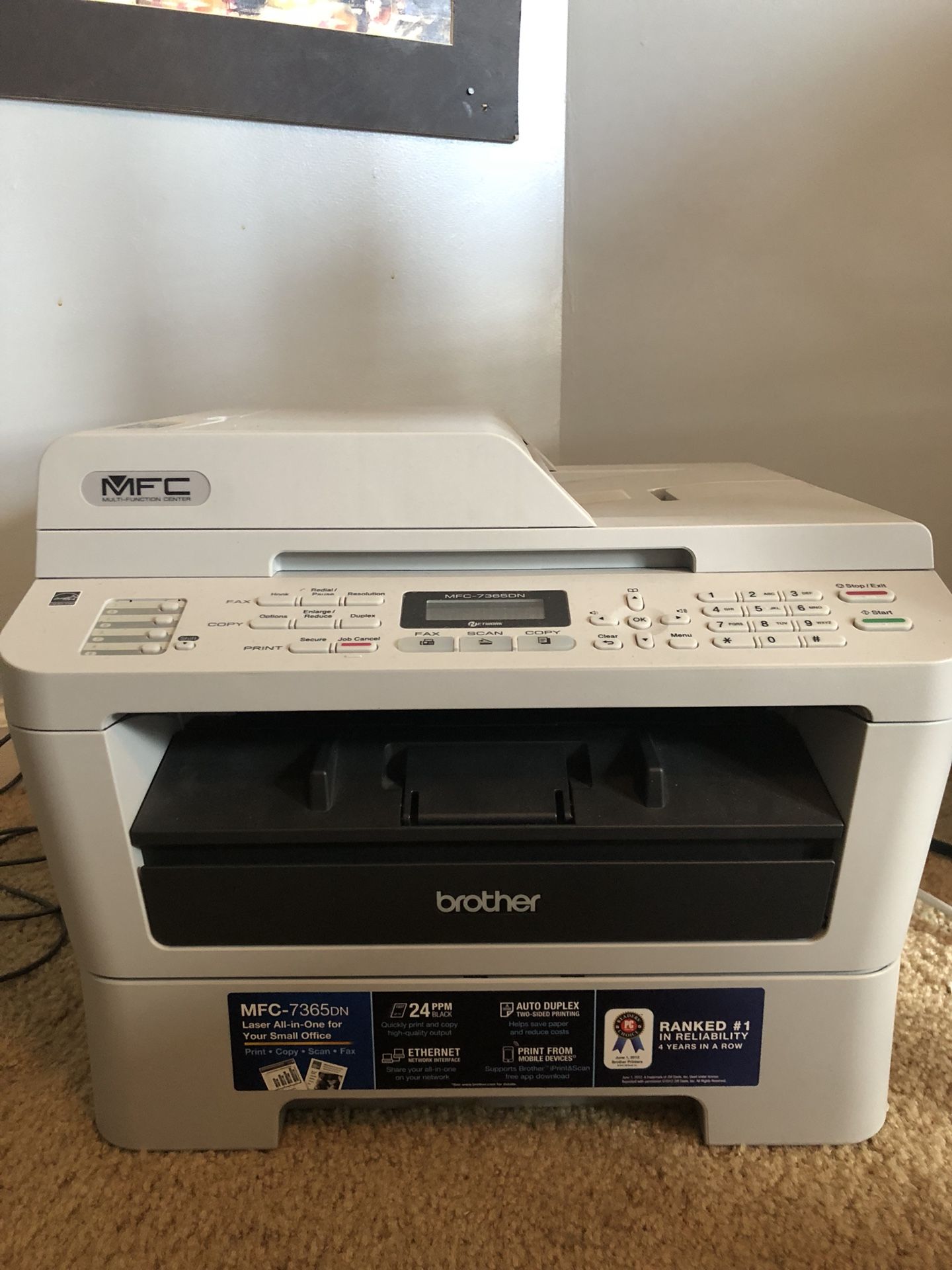 brother MFC 7365 printer