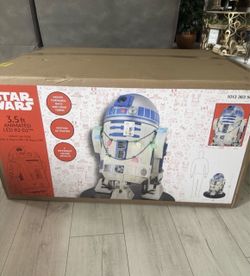 STAR WARS R2-D2 CHRISTMAS ANIMATRONIC HOME DEPOT (FREE SHIP)