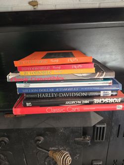 Lot of porsche and car books
