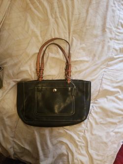Coach leather purse
