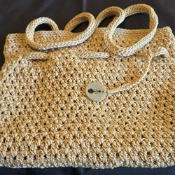 THE SAK WOMEN'S IN CROCHET LARGE DYLAN ADJUSTABLE DRAW STRING BACKPACK