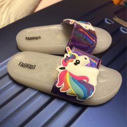 Size 11 Light Up Unicorn Slides