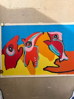 Karel Appel Color Signed Lithograph