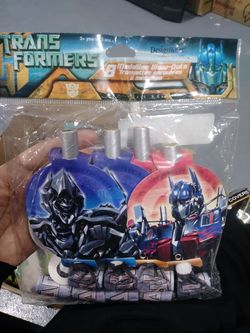 8 transformers party blowers