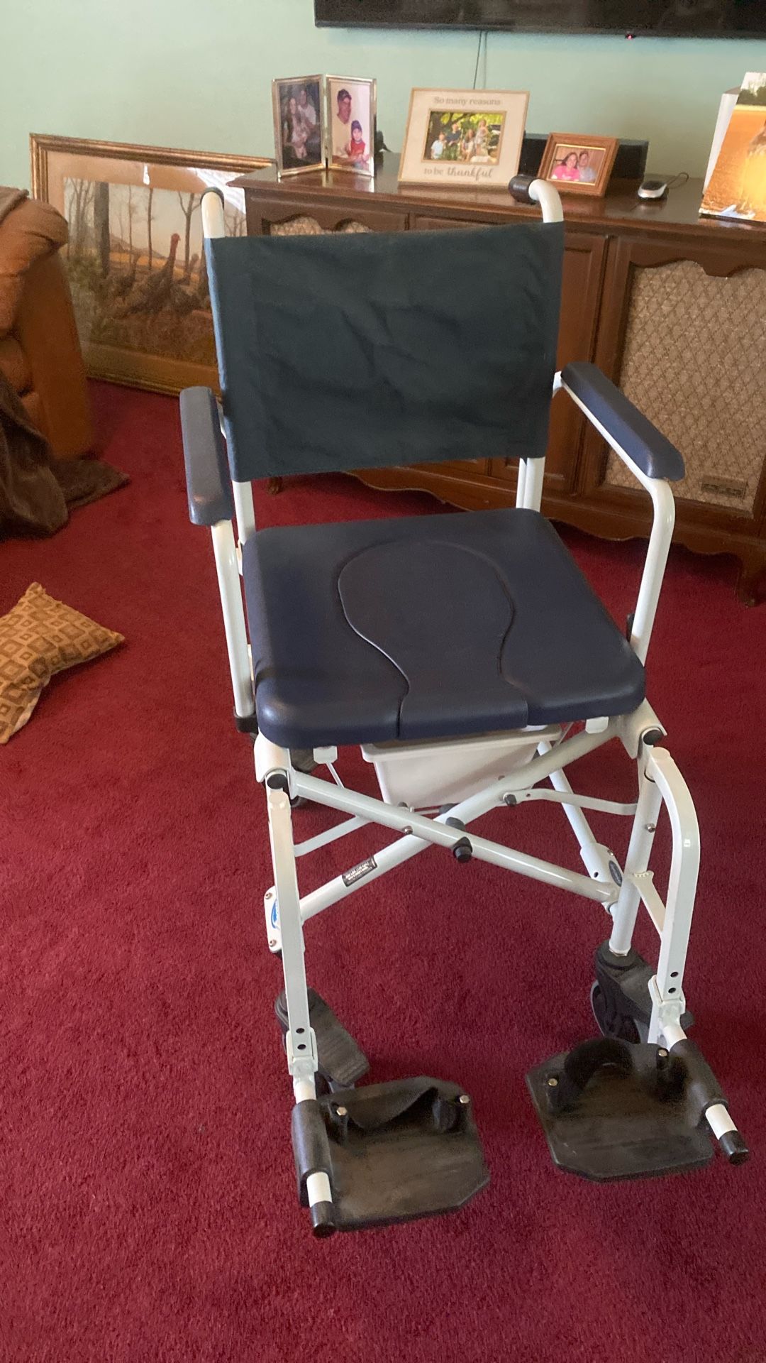 Shower And Commode Chair