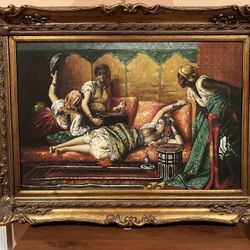 Beautiful Oriental Oil Painting 