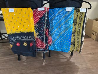 Chiffon saree multi color