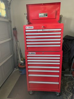 Like New US GENERAL TOOL BOX COMBO. $475.00