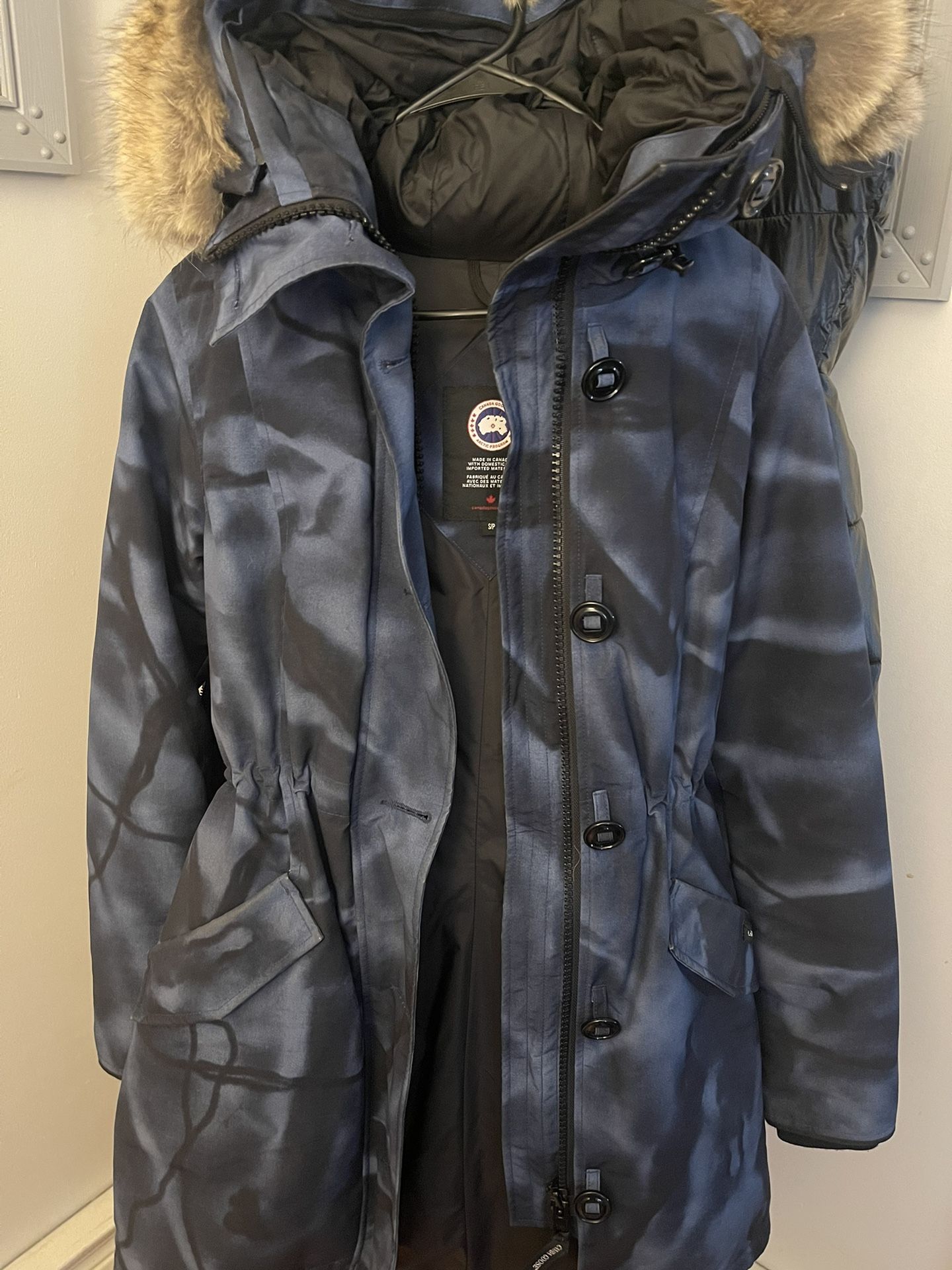 Canada Goose Rossclair Blue Camo Parka LIMITED EDITION