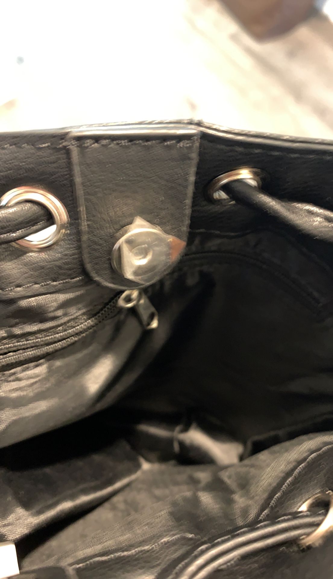 Brand new never used faux snake skin print purse