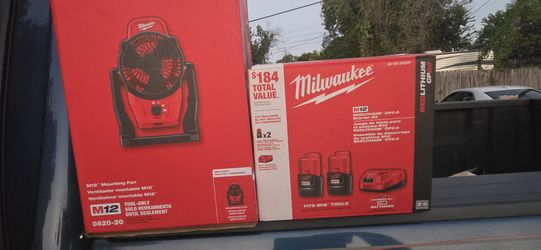 Milwaukee fan m12 set