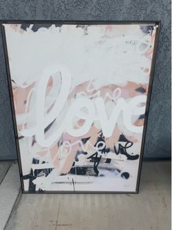 Picture with the word LOVE
